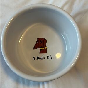 Classic White Dog Bowl